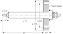 FCS-DN25HC4-NAEX/L080/D100