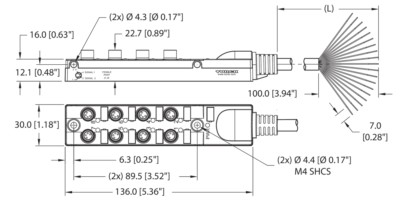 TB-8M8M-4-5/S101
