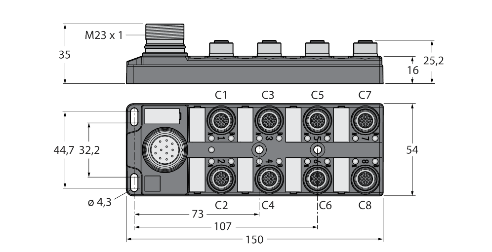 TB-8M12-4P2-CS12T