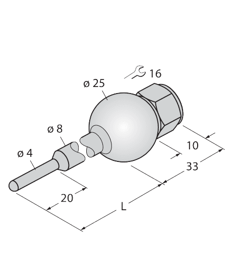 THW-3-UNI25-A4-L100