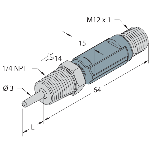 TTM100C-103A-N1/4-LI6-H1140-L013