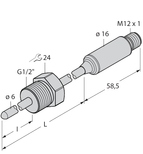 TTMS-206A-G1/2-LIUPN-H1140-L460
