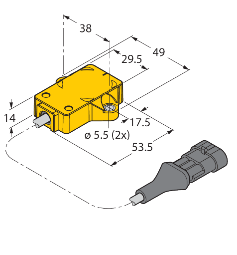 RI360P1-QR14-LI2X2-0.35-AMP02-3P/S1320